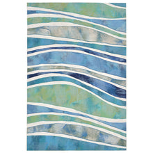 Load image into Gallery viewer, Liora Manne Visions III Wave Indoor Outdoor Area Rug Ocean