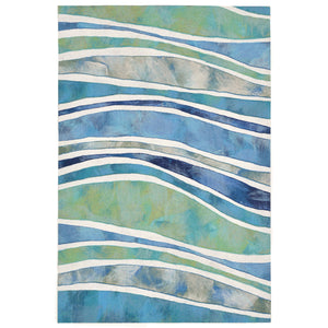 Liora Manne Visions III Wave Indoor Outdoor Area Rug Ocean