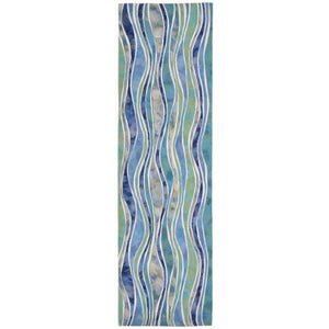 Liora Manne Visions III Wave Indoor Outdoor Area Rug Ocean