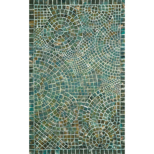 Liora Manne Visions V Arch Tile Indoor Outdoor Area Rug Lapis